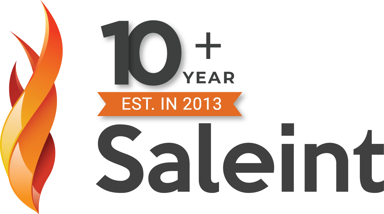 Saleint logo showing the year of establishment