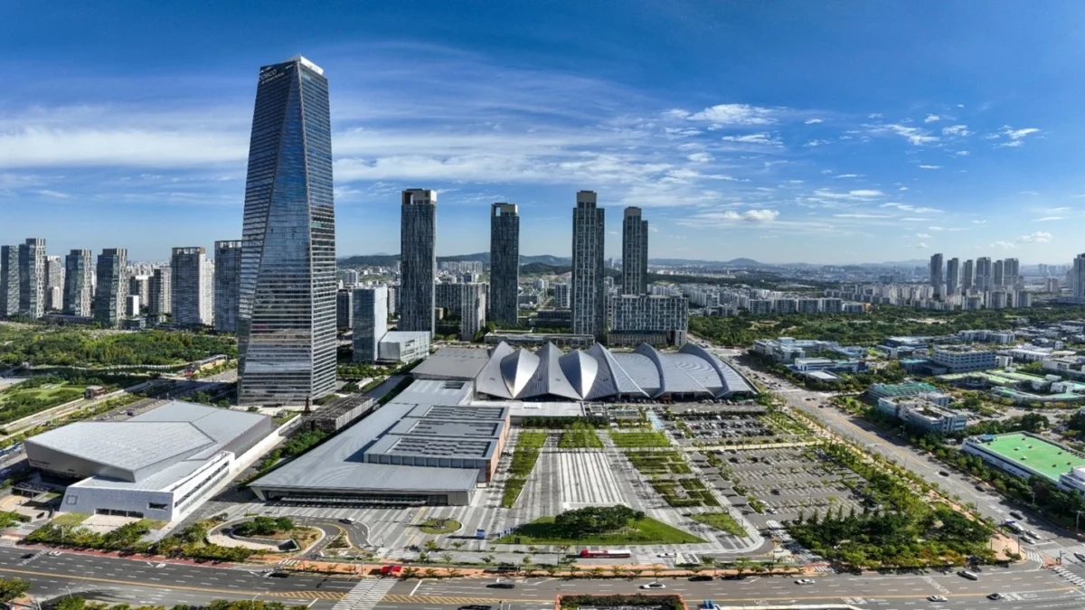 Songdo Convensia, a convention center in Incheon, South Korea